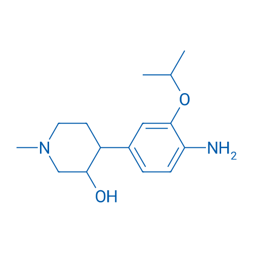 4-(4-AMINO-3-ISOPROPOXYPHENYL)-1-METHYLPIPERIDIN-3-OL 250mg