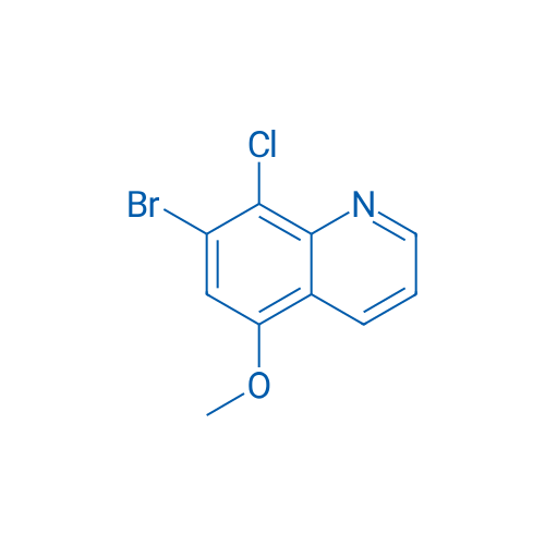 7-BROMO-8-CHLORO-5-METHOXYQUINOLINE 250mg
