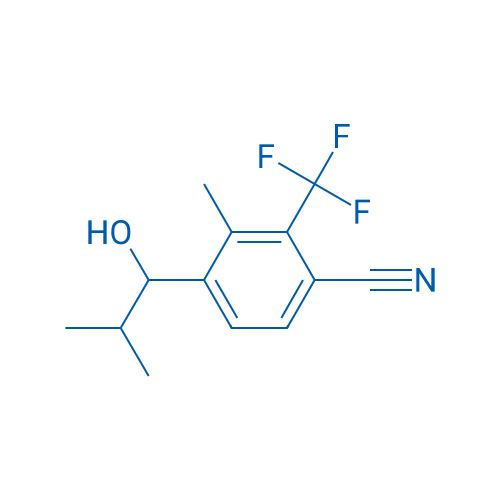 4-(1-HYDROXY-2-METHYLPROPYL)-3-METHYL-2-(TRIFLUOROMETHYL)BENZONITRILE 1g