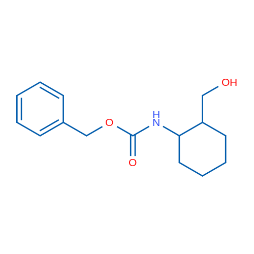 Benzyl (2-(hydroxymethyl)cyclohexyl)carbamate 250mg