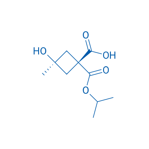 trans-3-hydroxy-3-methyl-1-[(propan-2-yloxy)carbonyl]cyclobutane-1-carboxylic acid 1g