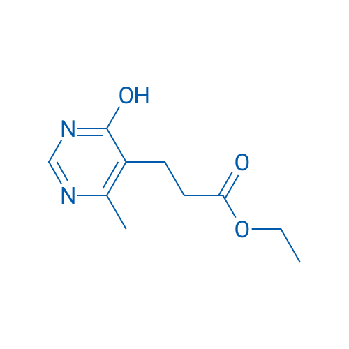 Ethyl 3-(4-hydroxy-6-methylpyrimidin-5-yl)propanoate 250mg
