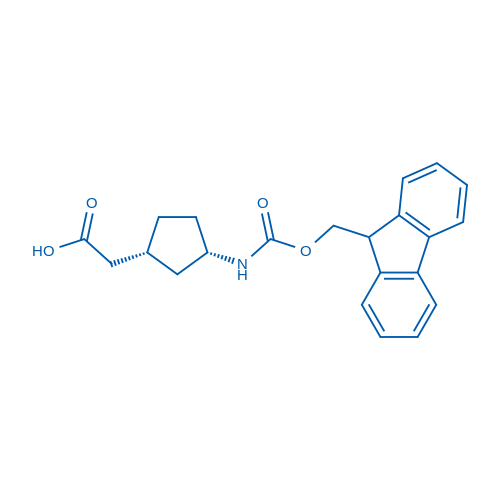 rel-2-((1R,3S)-3-((((9H-Fluoren-9-yl)methoxy)carbonyl)amino)cyclopentyl)acetic acid 50mg
