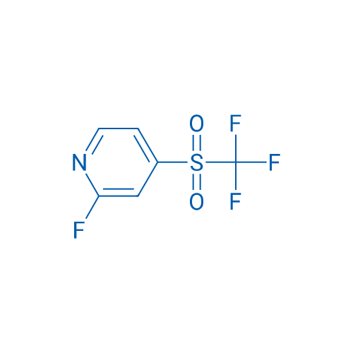 2-Fluoro-4-((trifluoromethyl)sulfonyl)pyridine 250mg