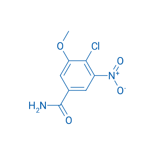 4-Chloro-3-methoxy-5-nitrobenzamide 1g