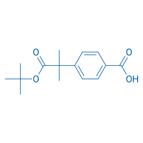 4-(1-(tert-Butoxy)-2-methyl-1-oxopropan-2-yl)benzoic acid 250mg