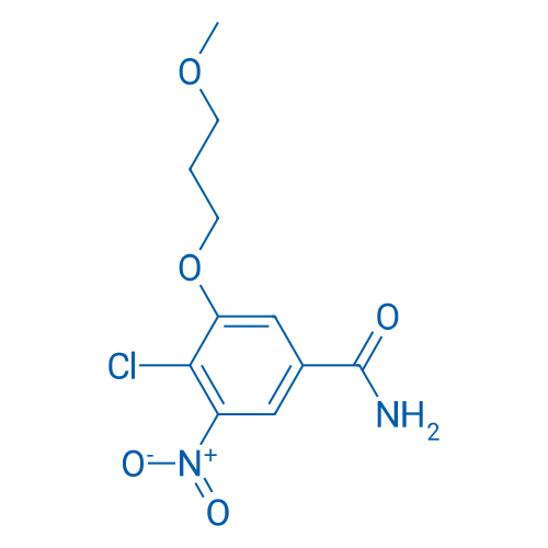4-Chloro-3-(3-methoxypropoxy)-5-nitrobenzamide 1g