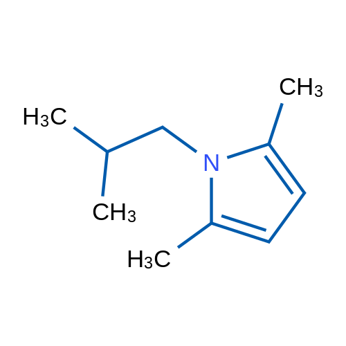 2,5-dimethyl-1-(2-methylpropyl)-1H-pyrrole 1g