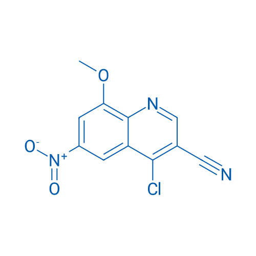 4-Chloro-8-methoxy-6-nitroquinoline-3-carbonitrile 250mg