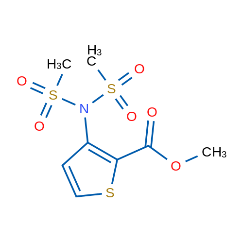 Methyl 3-[Bis(methylsulfonyl)amino]thiophene-2-carboxylate 5g