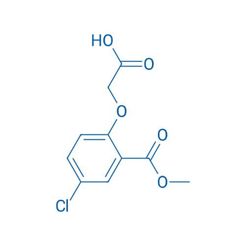 2-(4-Chloro-2-(methoxycarbonyl)phenoxy)acetic acid 1g