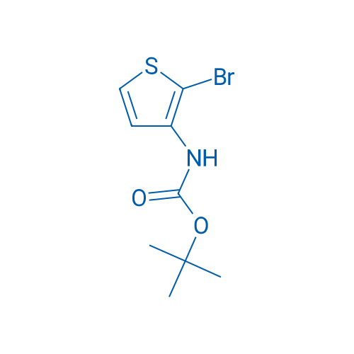 tert-Butyl (2-bromothiophen-3-yl)carbamate 250mg