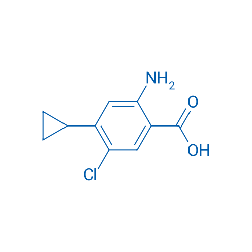2-Amino-5-chloro-4-cyclopropylbenzoic acid 100mg