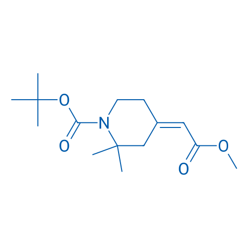 tert-Butyl 4-(2-methoxy-2-oxoethylidene)-2,2-dimethylpiperidine-1-carboxylate 1g