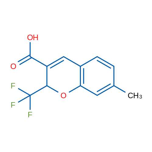 7-Methyl-2-(trifluoromethyl)-2H-chromene-3-carboxylic acid 1g