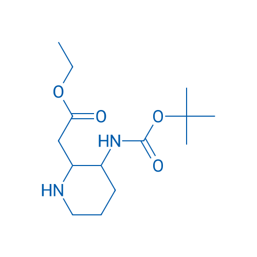 Ethyl 2-(3-((tert-butoxycarbonyl)amino)piperidin-2-yl)acetate 1g