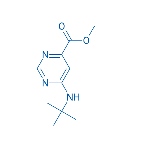 Ethyl 6-(tert-butylamino)pyrimidine-4-carboxylate 25g