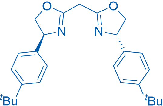 Bis((S)-4-(4-(tert-butyl)phenyl)-4,5-dihydrooxazol-2-yl)methane 1g