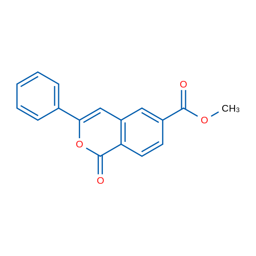 Methyl 1-oxo-3-phenyl-1H-isochromene-6-carboxylate 1g