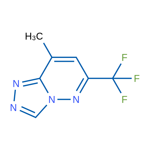8-Methyl-6-(trifluoromethyl)-[1,2,4]triazolo[4,3-b]pyridazine 1g