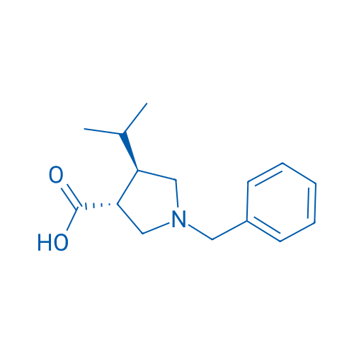 (3R,4R)-1-Benzyl-4-isopropylpyrrolidine-3-carboxylic acid 100mg