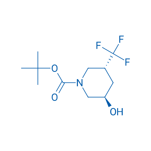 tert-Butyl (3R,5R)-3-hydroxy-5-(trifluoromethyl)piperidine-1-carboxylate 250mg