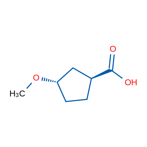(1S,3S)-3-Methoxycyclopentane-1-carboxylic acid 250mg