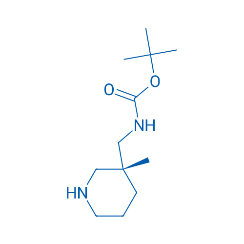 tert-Butyl (R)-((3-methylpiperidin-3-yl)methyl)carbamate 250mg