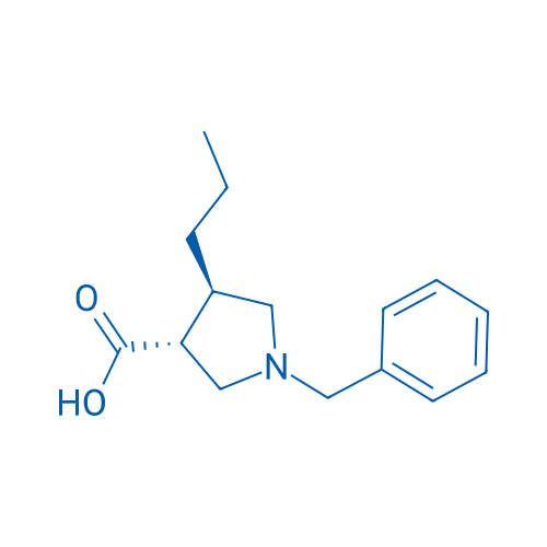 (3R,4R)-1-Benzyl-4-propylpyrrolidine-3-carboxylic acid 5g