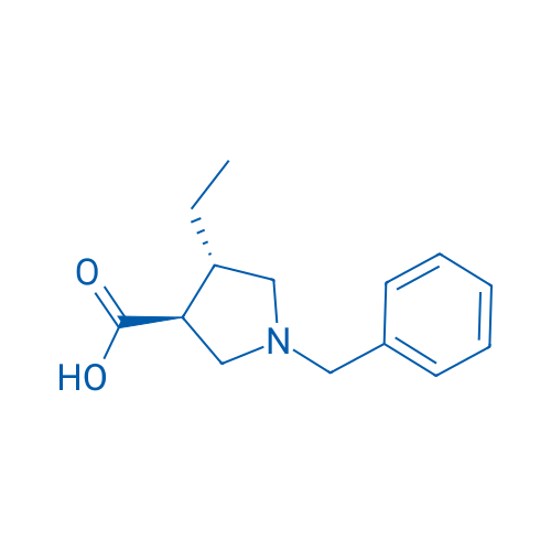(3S,4S)-1-Benzyl-4-ethylpyrrolidine-3-carboxylic acid 1g
