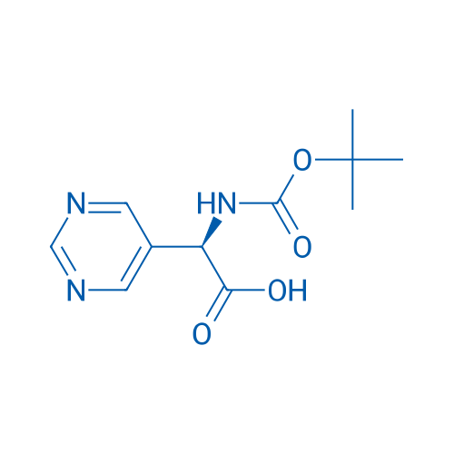 (2R)-2-{[(tert-butoxy)carbonyl]amino}-2-(pyrimidin-5-yl)acetic acid 100mg