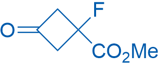 Methyl 1-fluoro-3-oxocyclobutane-1-carboxylate 50mg