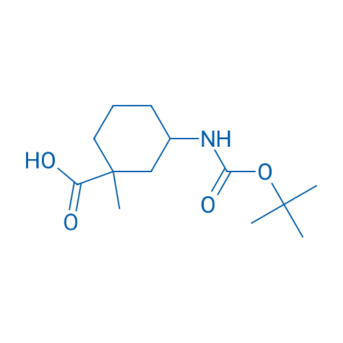 3-((tert-Butoxycarbonyl)amino)-1-methylcyclohexane-1-carboxylic acid 250mg