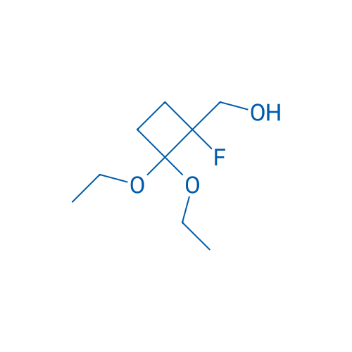 (2,2-diethoxy-1-fluorocyclobutyl)methanol 1g