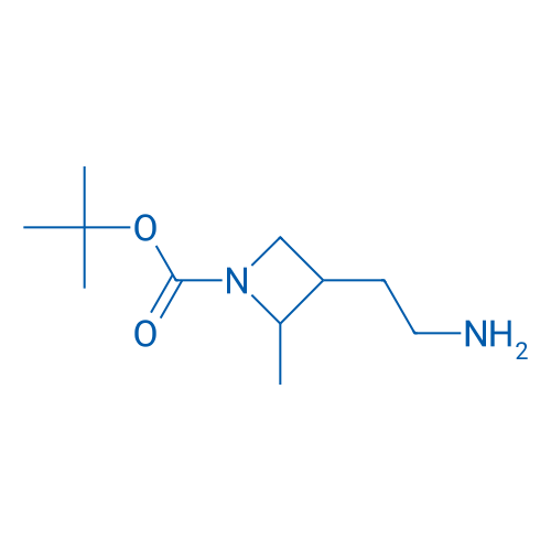 tert-butyl 3-(2-aminoethyl)-2-methylazetidine-1-carboxylate 250mg