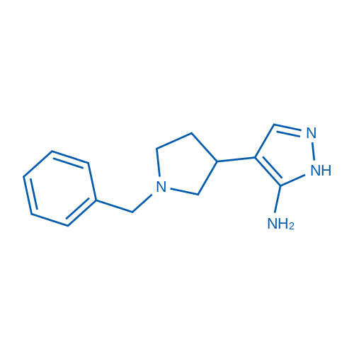 4-(1-Benzylpyrrolidin-3-yl)-1H-pyrazol-5-amine 250mg