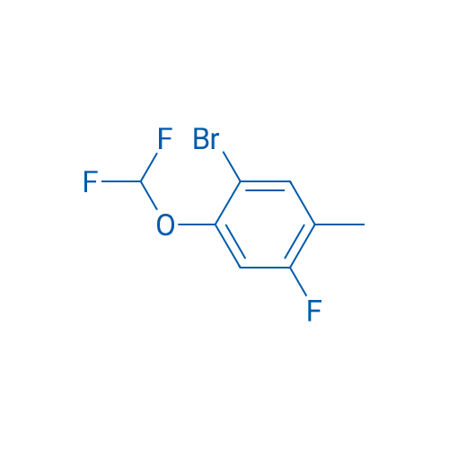 1-Bromo-2-(difluoromethoxy)-4-fluoro-5-methylbenzene 250mg