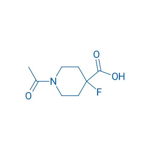 1-Acetyl-4-fluoropiperidine-4-carboxylic acid 250mg