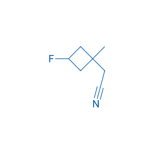 2-(3-fluoro-1-methylcyclobutyl)acetonitrile 250mg