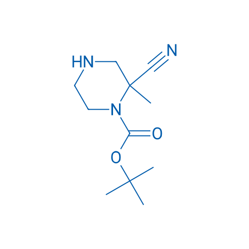 tert-Butyl 2-cyano-2-methylpiperazine-1-carboxylate 1g