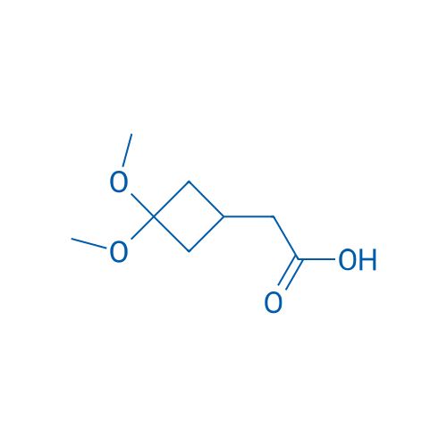 2-(3,3-dimethoxycyclobutyl)acetic acid 250mg