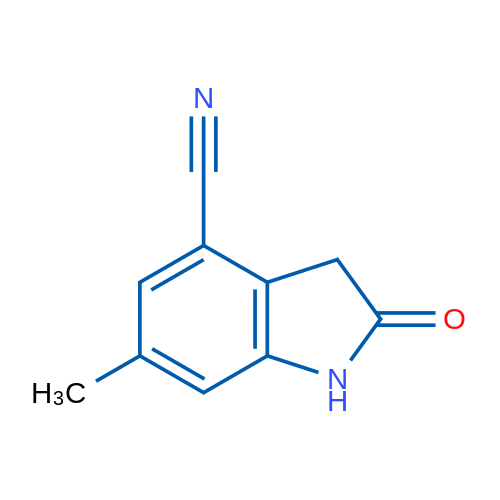 6‐methyl‐2‐oxo‐2,3‐dihydro‐1h‐indole‐4‐carbonitrile 100mg