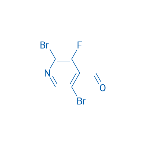 2,5-Dibromo-3-fluoroisonicotinaldehyde 250mg
