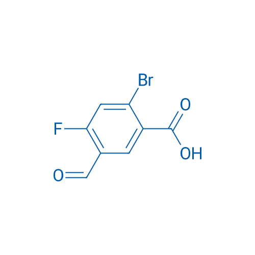 2-Bromo-4-fluoro-5-formylbenzoic acid 1g