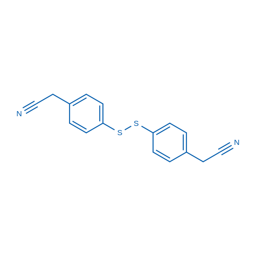 2,2'-(Disulfanediylbis(4,1-phenylene))diacetonitrile 100mg