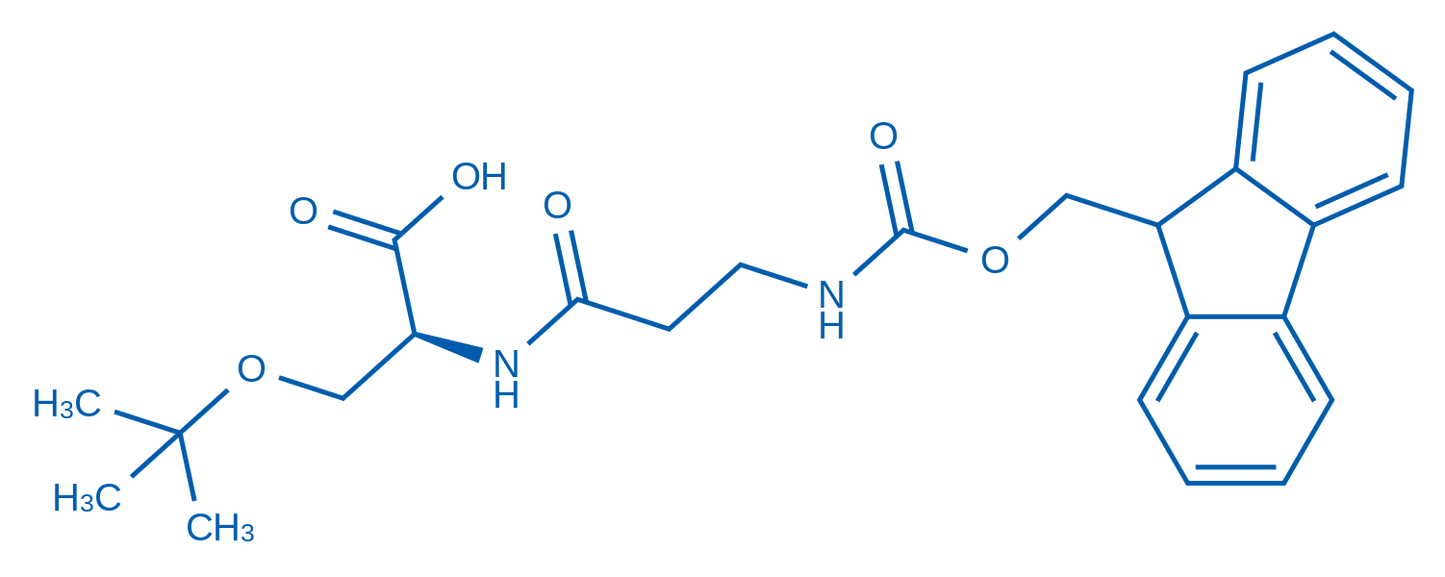 N-(3-((((9H-Fluoren-9-yl)methoxy)carbonyl)amino)propanoyl)-O-(tert-butyl)-L-serine 5g