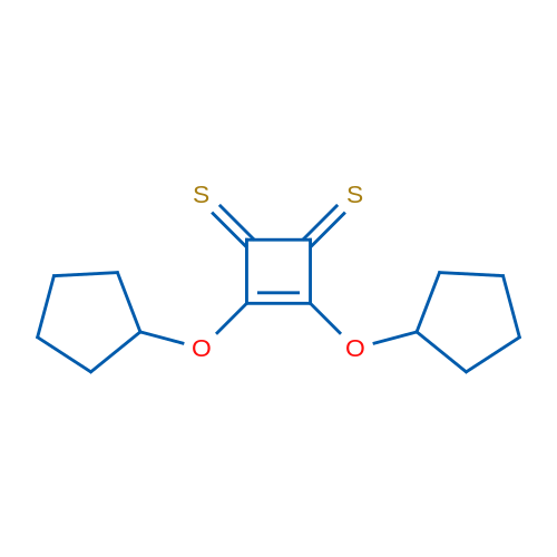 3,4-Bis(cyclopentyloxy)cyclobut-3-ene-1,2-dithione 1g