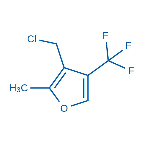 3-(Chloromethyl)-2-methyl-4-(trifluoromethyl)furan 250mg