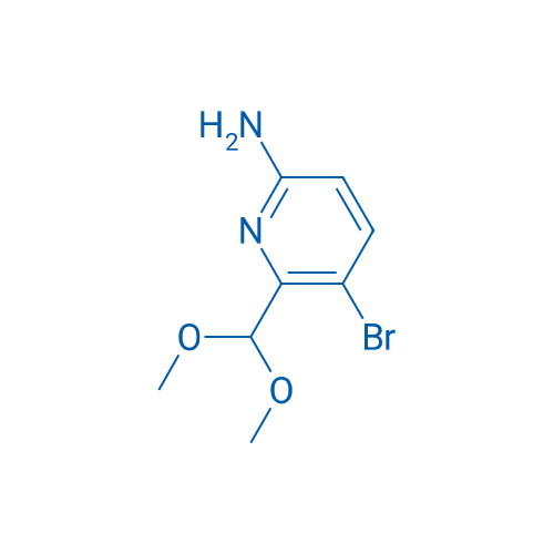 5-Bromo-6-(dimethoxymethyl)pyridin-2-amine 100mg