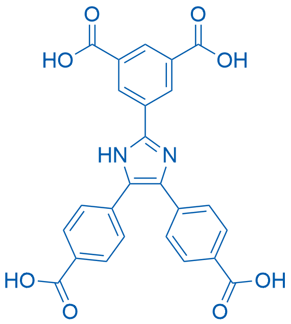 5-(4,5-Bis(4-carboxyphenyl)-1H-imidazol-2-yl)isophthalic acid 100mg